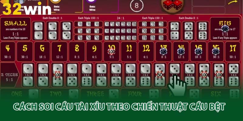 Cách soi cầu tài xỉu theo chiến thuật cầu bệt